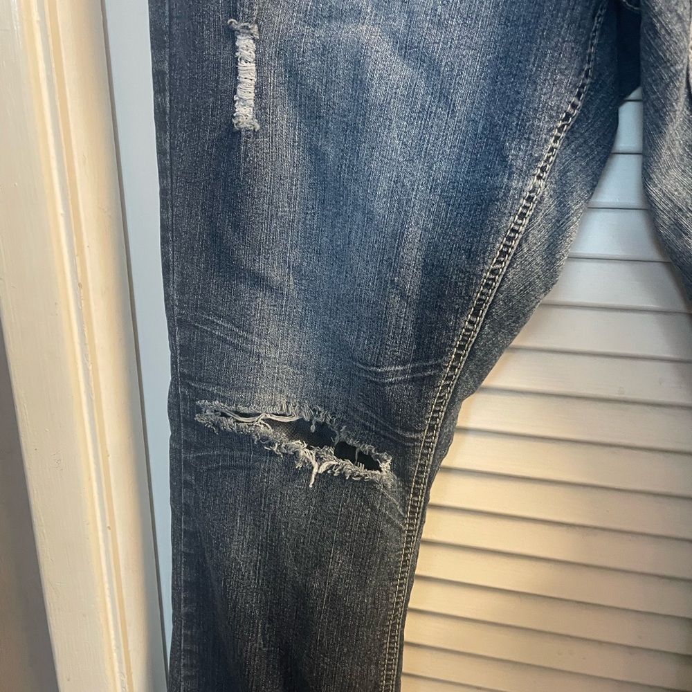 Almost Famous Size 20 5 Pocket Distressed Jeans - Picture 5 of 11